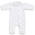 Magnet Sleepsuit - Grey Mouse