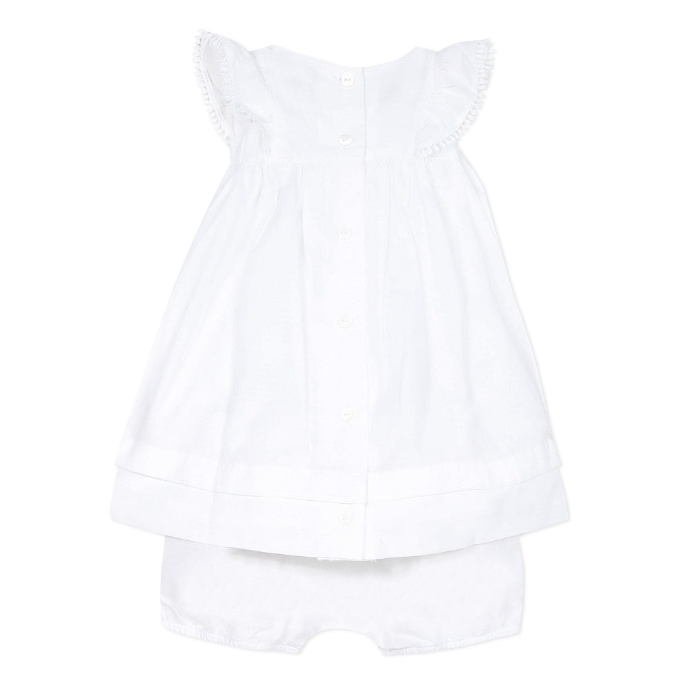 Orangerie White Dress and Bloomers in 18m