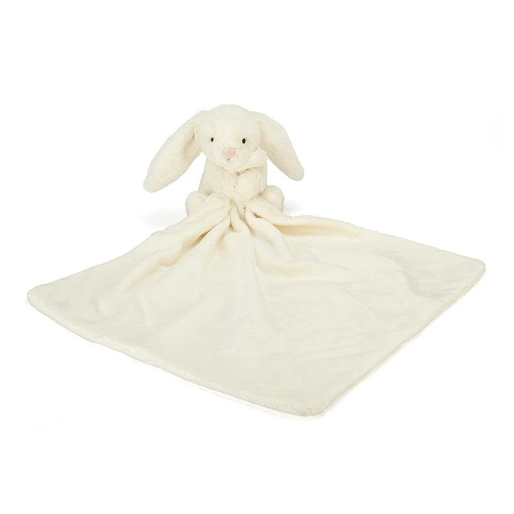 Jellycat bashful cream bunny soother at Pure Baby