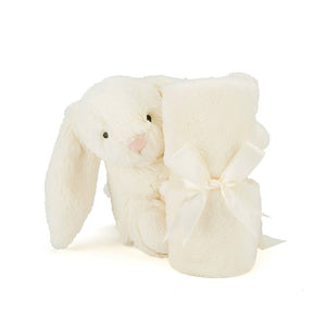Jellycat bashful cream bunny soother at Pure Baby