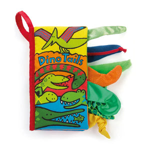 Jellycat dino tails soft activity book 