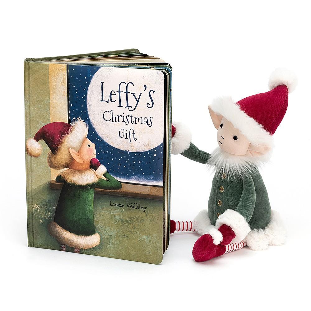 Leffy Elf and book Leffy’s Christmas Gift 
