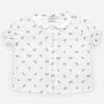 Paz Rodriguez Mariposas Powder Pink Collar Blouse
