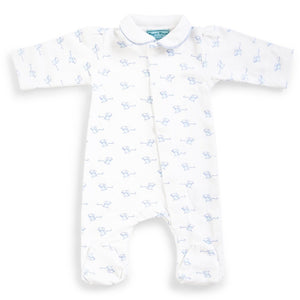 Magnet Sleepsuit - Blue Mouse