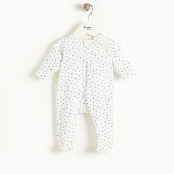 Blue Bunny Zip Sleepsuit