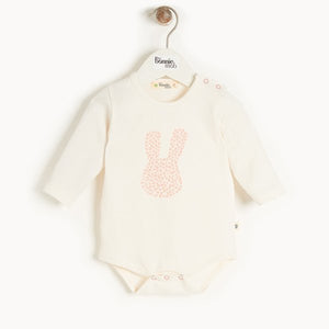 Pink Bunny Print Bodysuit