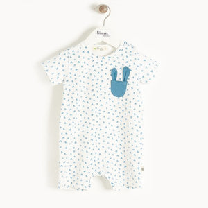 Blue Bunny Shorty Playsuit