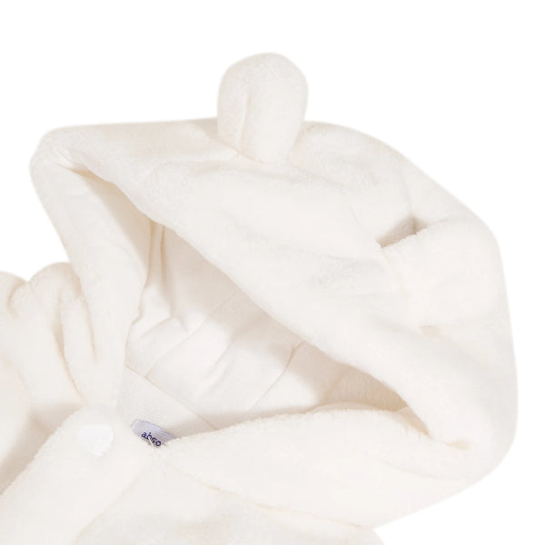 Absorba Furry Hooded Cream Coat