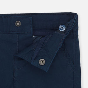 Twill Navy Chino Shorts