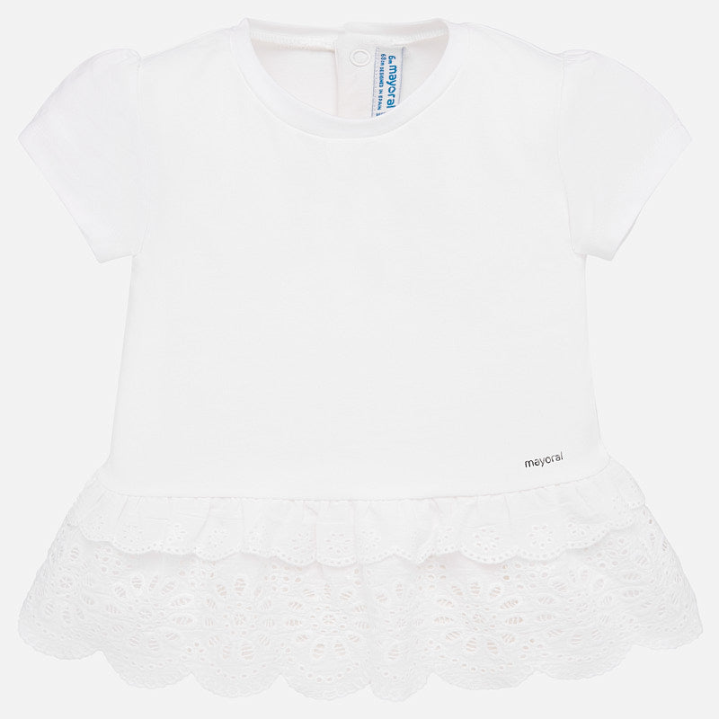 Broderie White Blouse