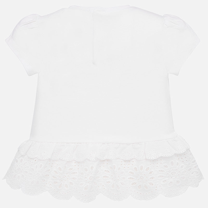 Broderie White Blouse