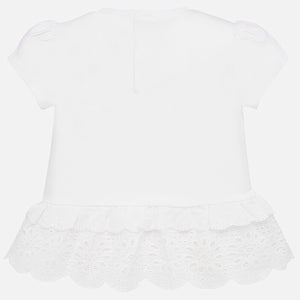 Broderie White Blouse