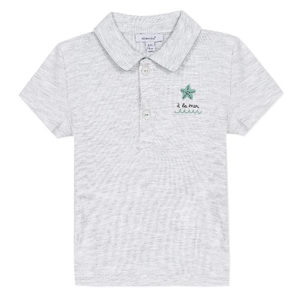 Absorba Star Grey Polo T-shirt