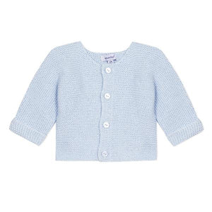 Absorba Garter Knit Blue Cardigan