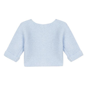 Absorba Garter Knit Blue Cardigan