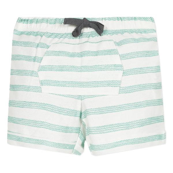 Absorba Striped Green Bermudas