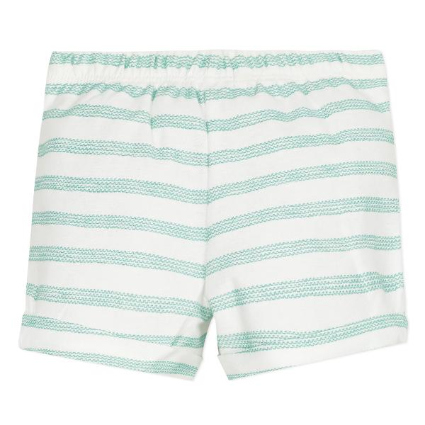 Absorba Striped Green Bermudas