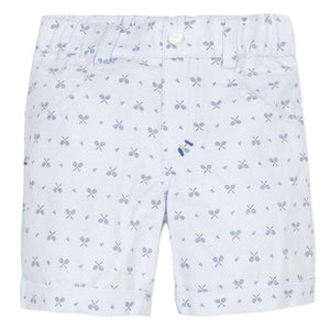 Absorba Badminton Print Blue Bermudas