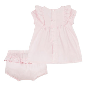 Absorba Pintuck Pink Dress