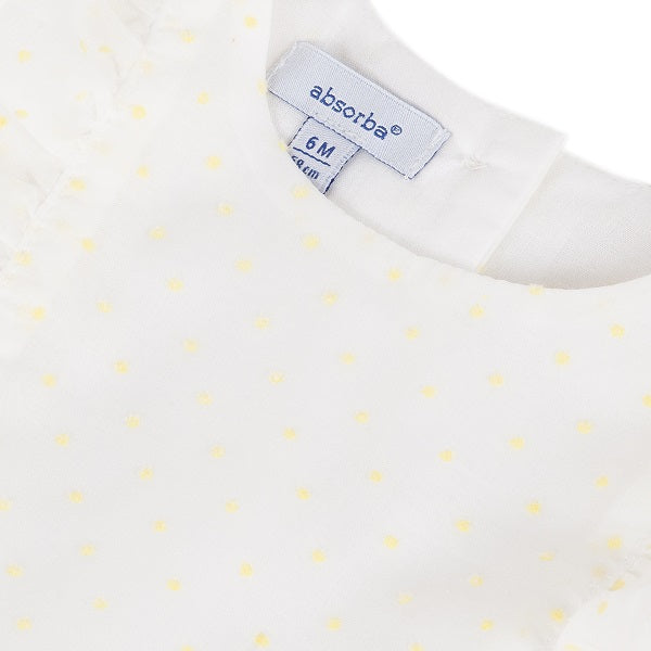 Absorba Savana Yellow Dots Dress