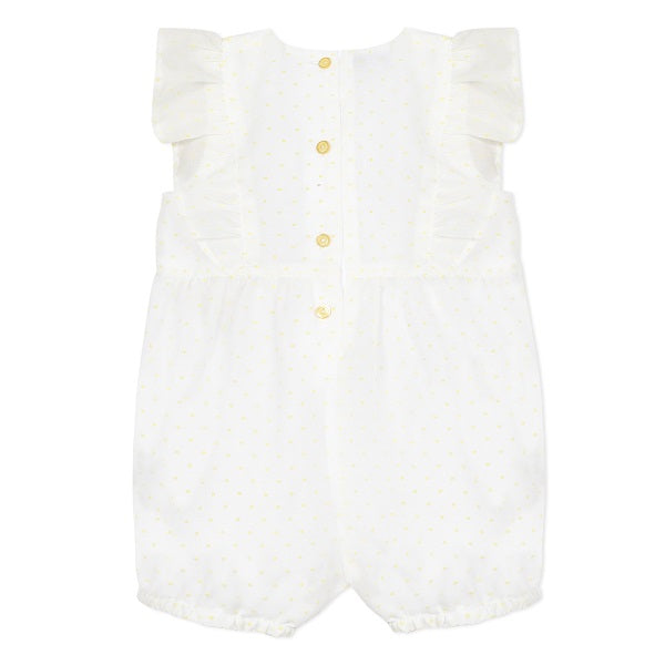 Absorba Savana Yellow Dots Romper