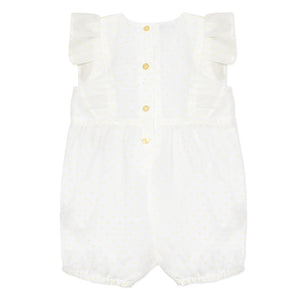 Absorba Savana Yellow Dots Romper