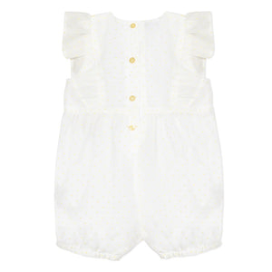 Absorba Savana Yellow Dots Romper