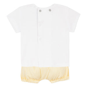 Absorba Savana Yellow Gingham Set