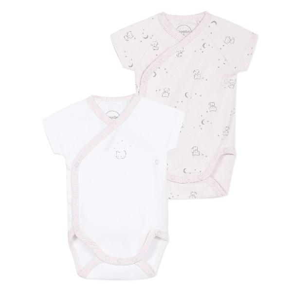 Absorba Cats Short Sleeves Pink Body Set