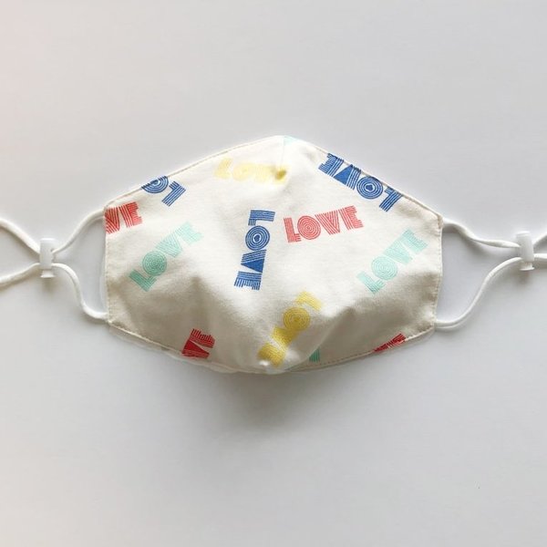 Face Mask in Rainbow Print
