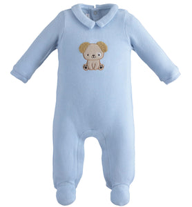 Soft Cotton Puppy Sleepsuit