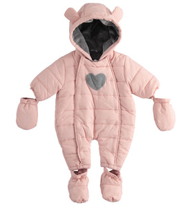 Pale Pink Snowsuit