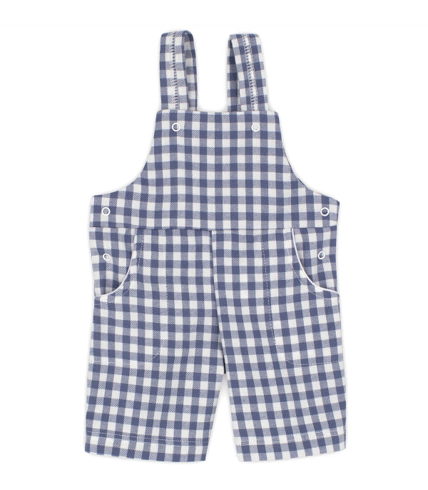 Pure Baby gingham dungarees