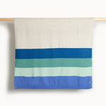 The Bonnie Mob Antigua Blue Striped Blanket