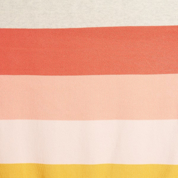 The Bonnie Mob Antigua Peach Striped Blanket