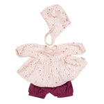 Doll's Clothing Set & Bonnet - GOTS Fleur