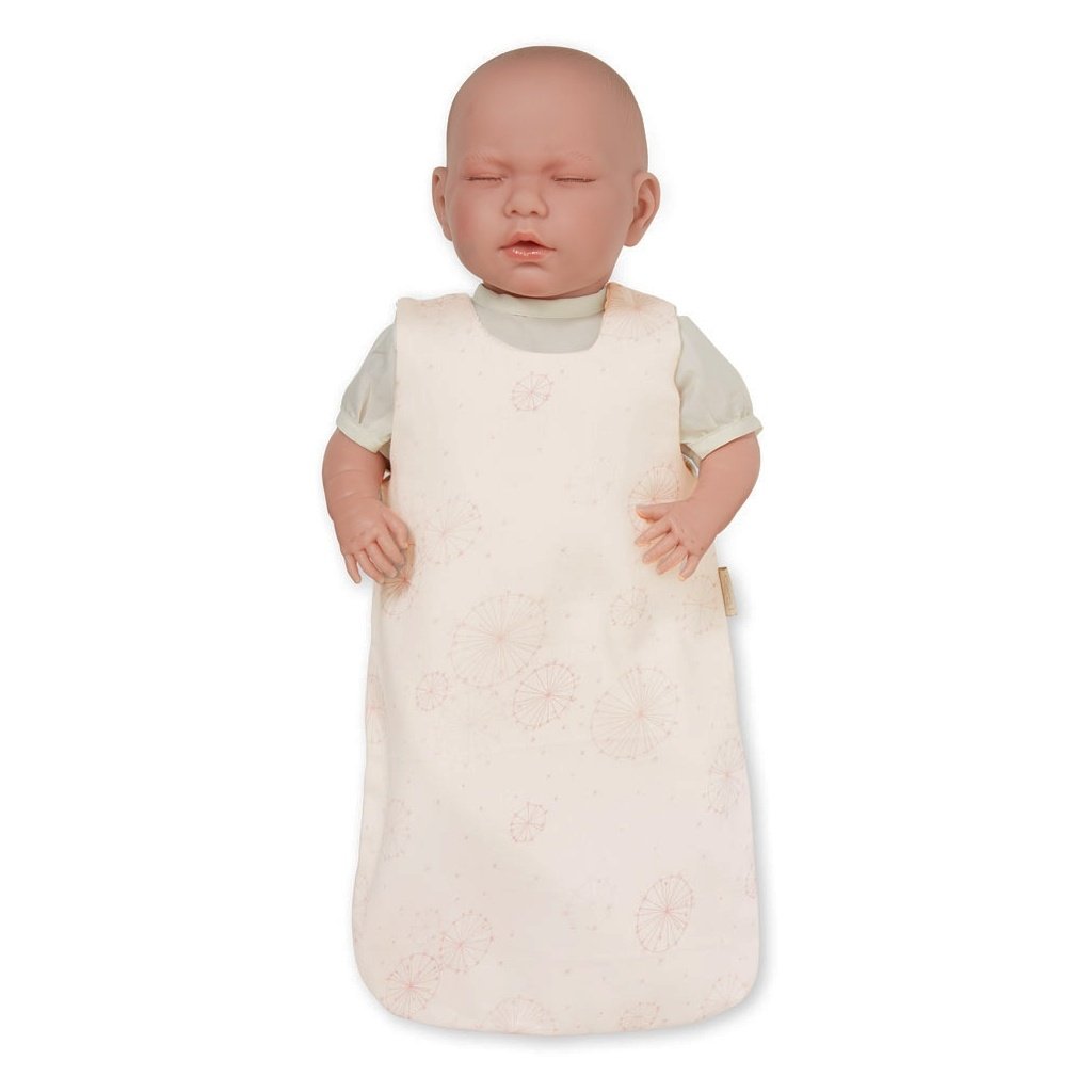 Doll's Sleeping Bag - GOTS Dandelion Rose