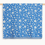 LEGEND - Blue Stars Knitted Baby Blanket
