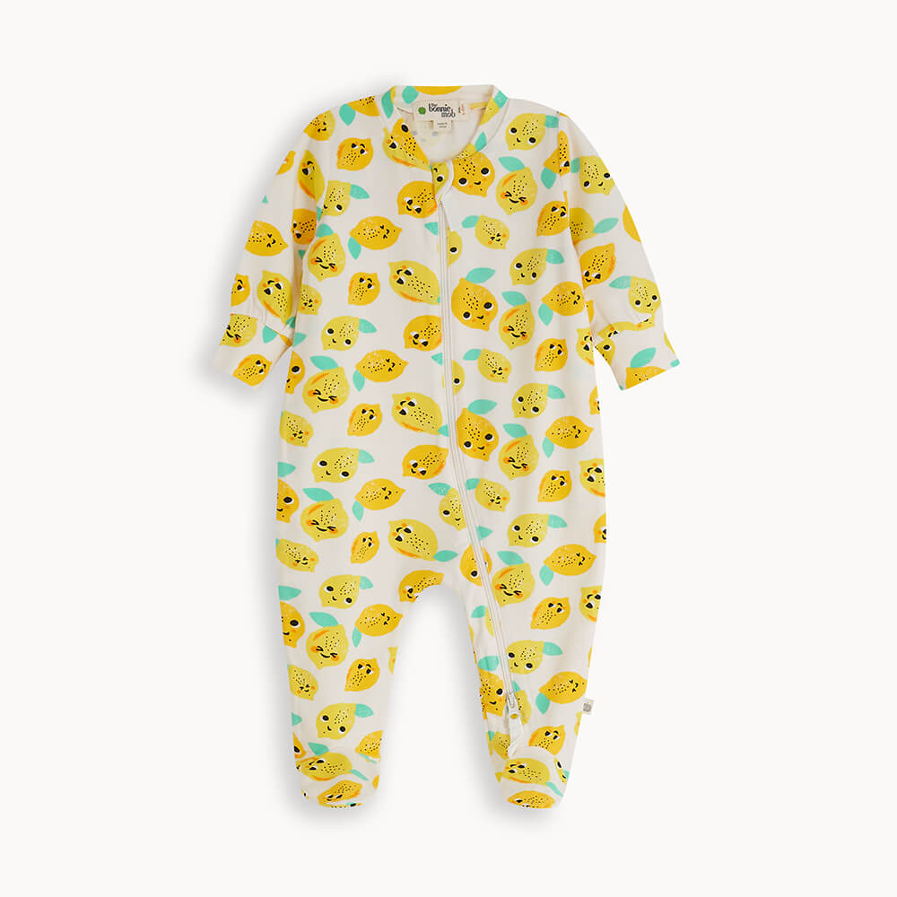 Lemon Zip Sleepsuit