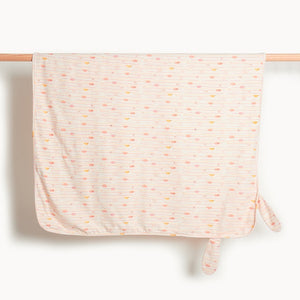 The Bonnie Mob Santorini Peach Blanket With Hood