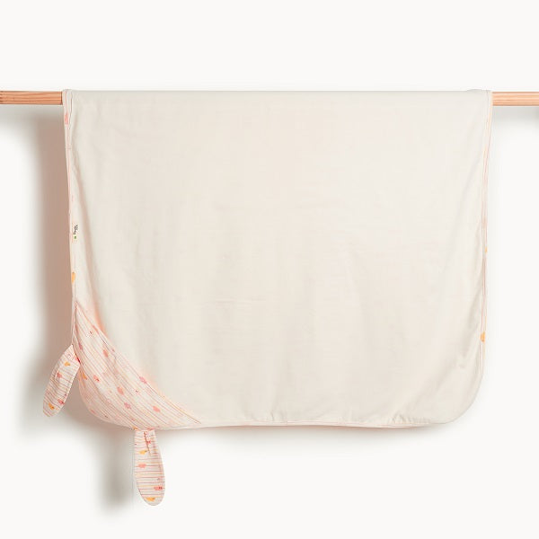 The Bonnie Mob Santorini Peach Blanket With Hood