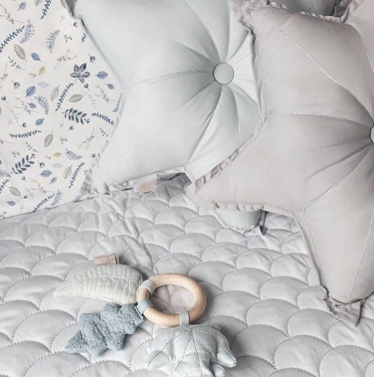 Wave Quilt Baby - OCS Light Grey