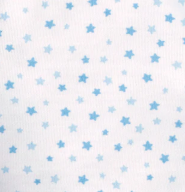 White with Blue Stars Sleep Bag