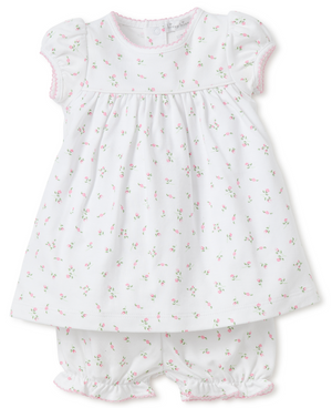 Kissy Kissy Garden Roses Baby Dress and Bloomers