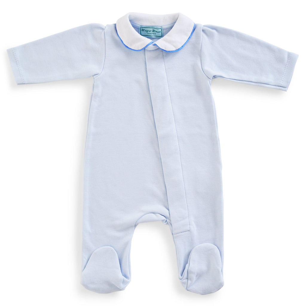 Classic Blue Magnet Sleepsuit