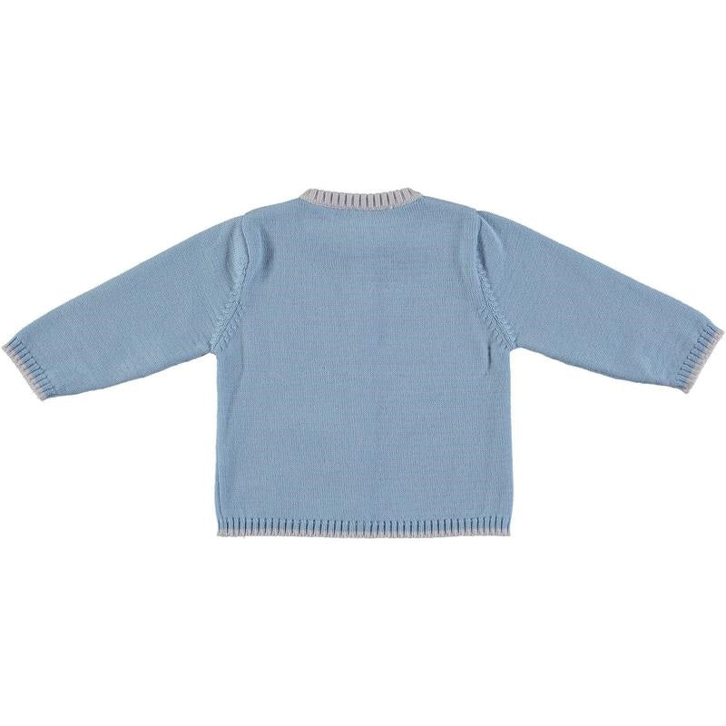Scarlet Ribbon Merino Blue Cardigan