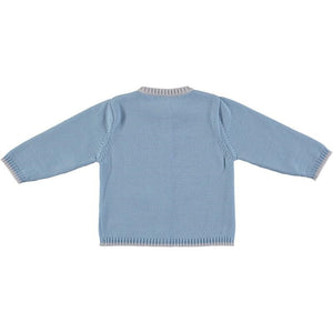 Scarlet Ribbon Merino Blue Cardigan