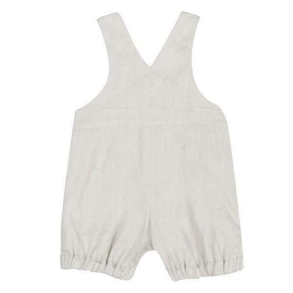 Tartine et Chocolat Ceremonie Sand Linen Dungarees