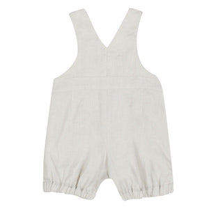 Tartine et Chocolat Ceremonie Sand Linen Dungarees