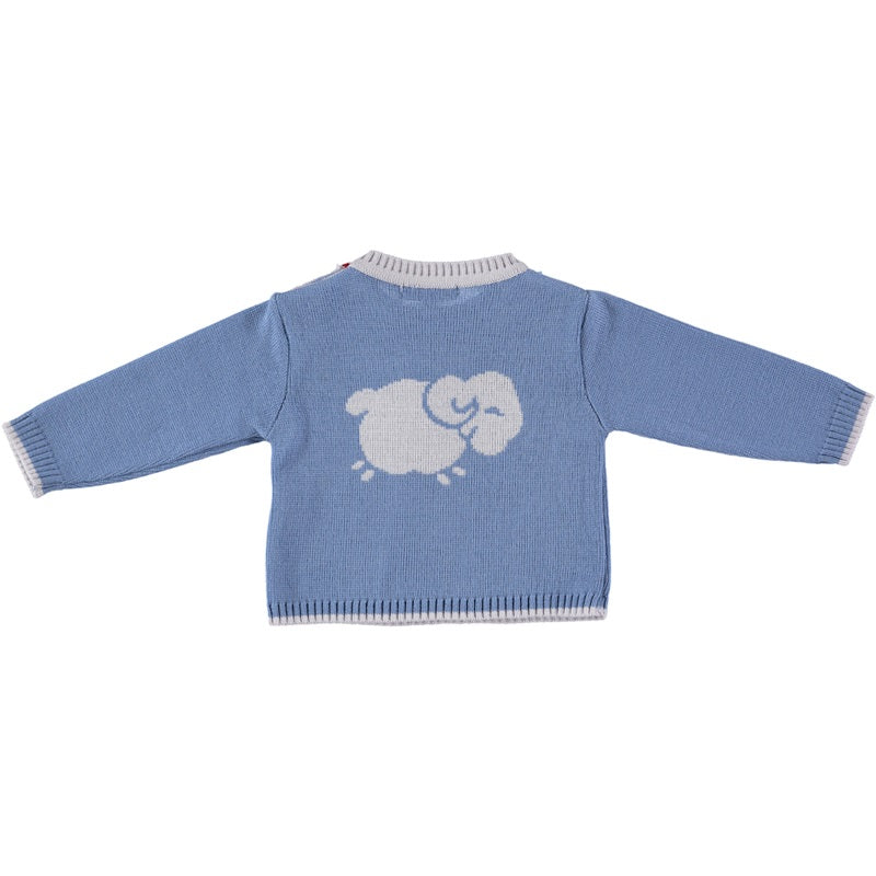 Scarlet Ribbon Merino Cornflower Blue Jumper